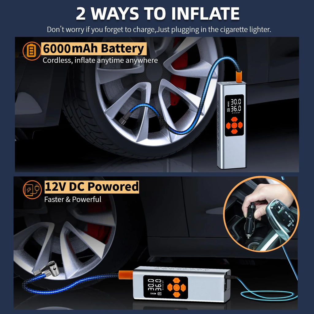 Portable Air Compressor 150 Psi Cordless Tire Inflator P2721
