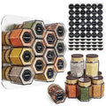 Set of 8 Magnetic Spice Tins with 2 Metal Wall-Plates Z433849