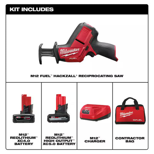 12-Volt Lithium-Ion Brushless Cordless Reciprocating Saw Kit with 5.0 Ah Battery P151