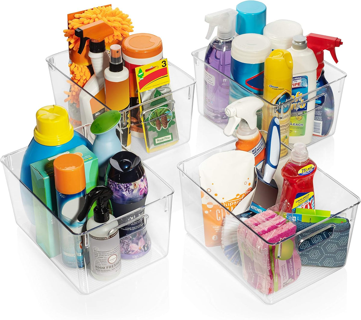 Plastic Storage Bins Pack of 2 Z9918