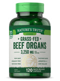 120 Count 3250mg Beef Organs Capsules Q24727