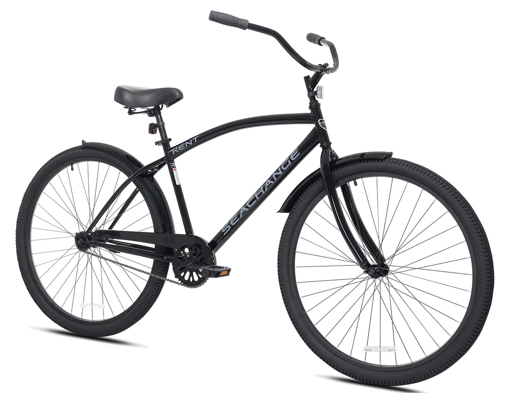 Black 29 Men's Beach Cruiser Bicycle W210