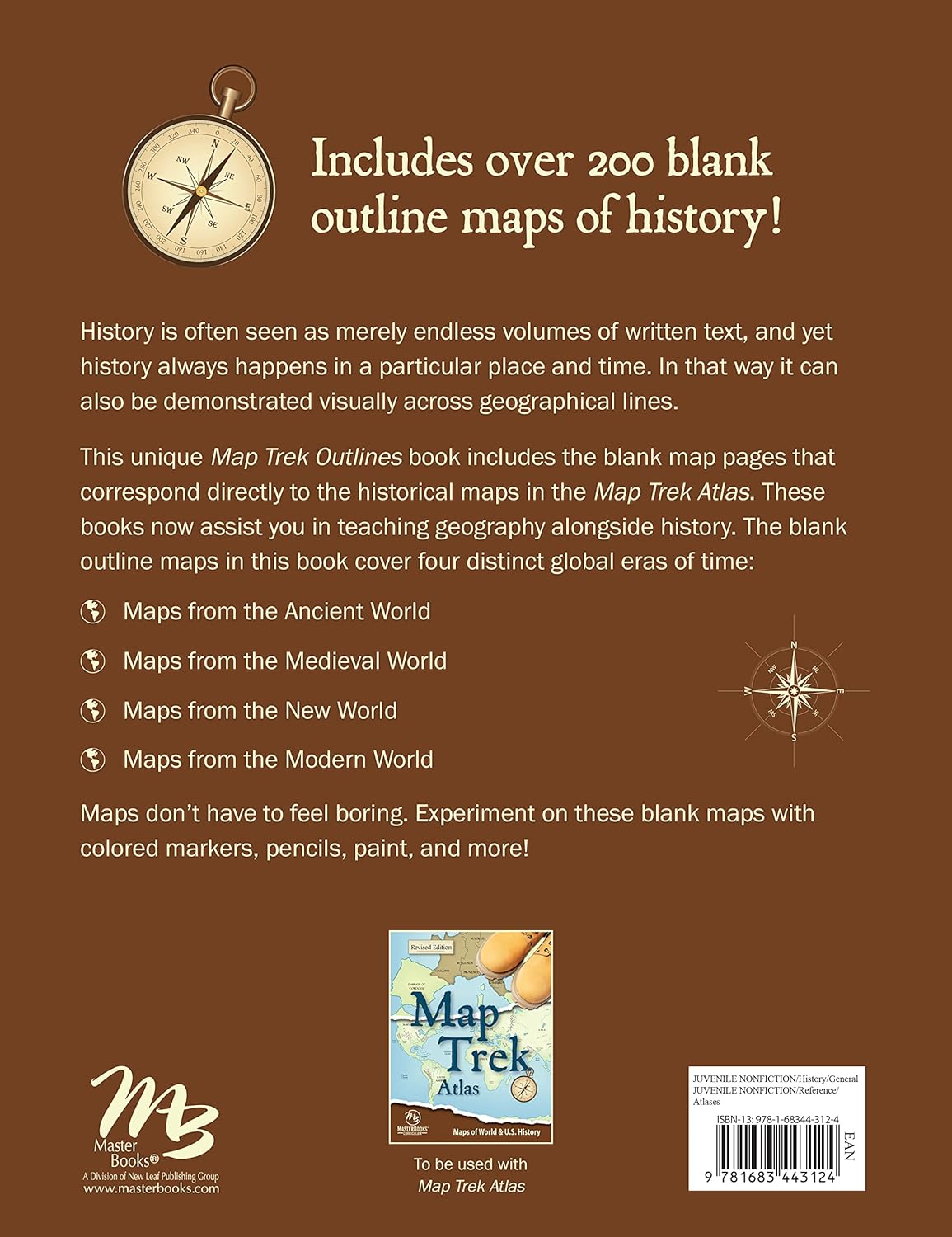 Map Trek: Outlines (Student Activities) J58526