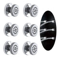 6Pieces Brass Round Body Sprays for Concealed Shower T753