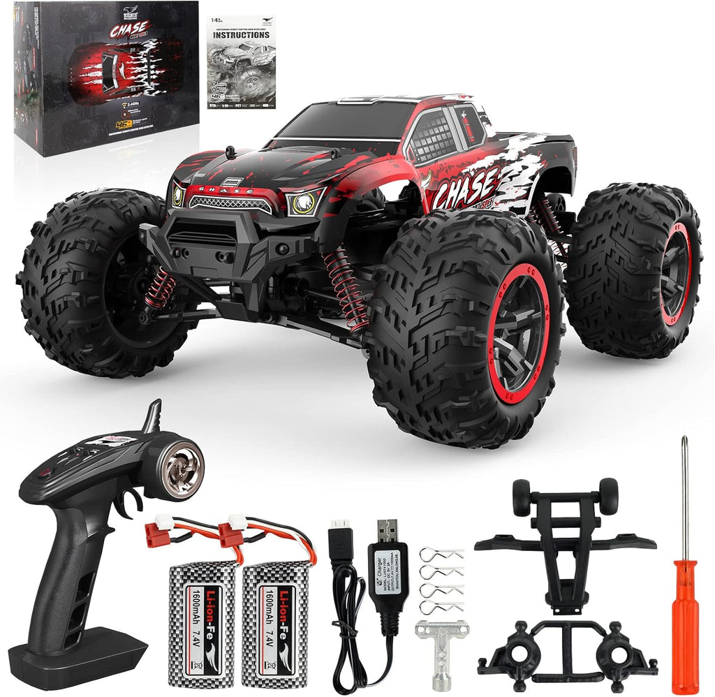 Remote Control Truck 1:10 Scale 4WD Off Road Monster Truck T533999