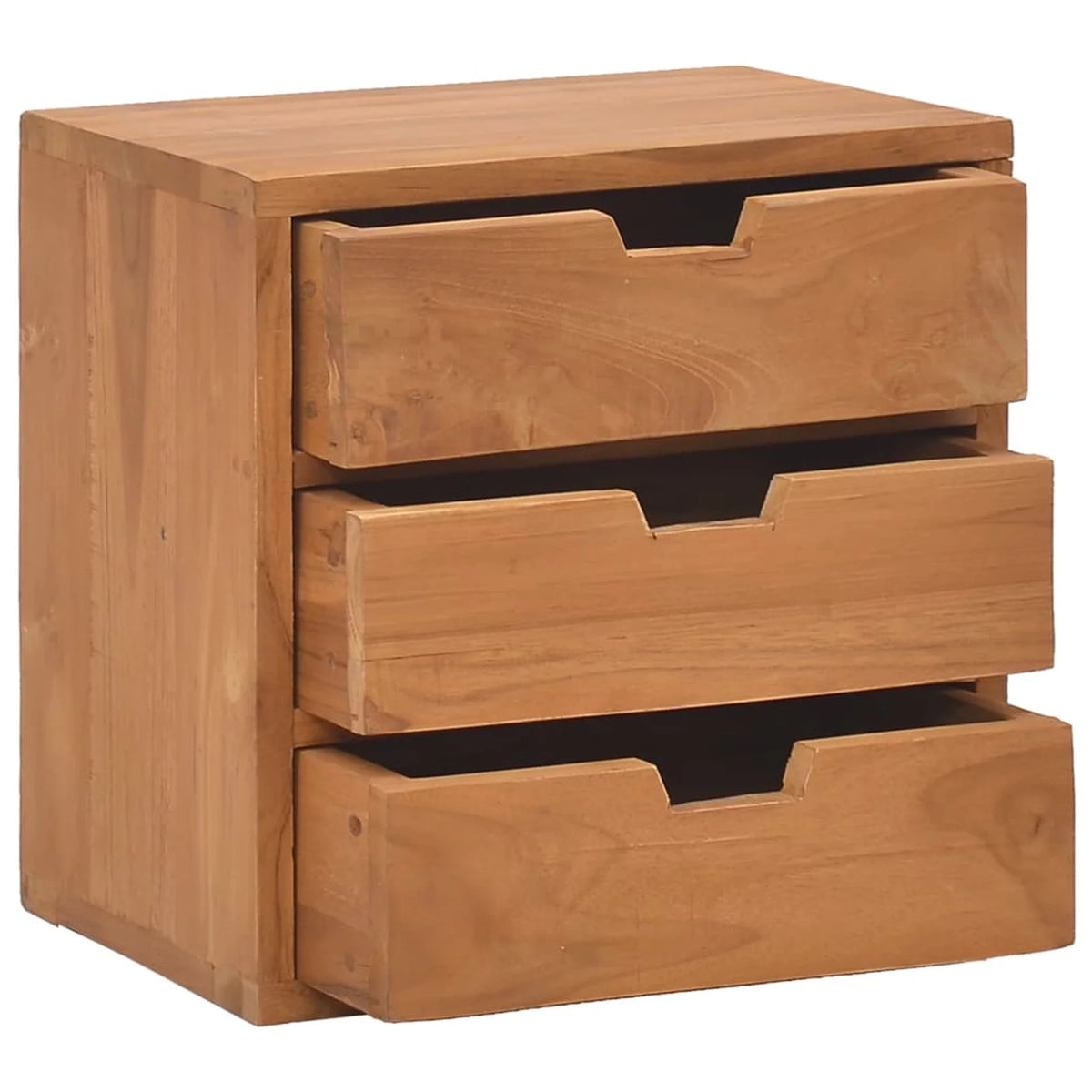 Solid Teak Wood Bedside Cabinet V609