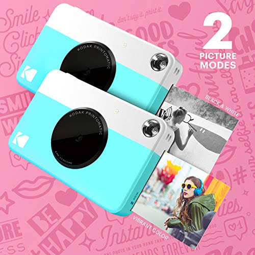 Blue Instant Print Camera Photography Kit T907362
