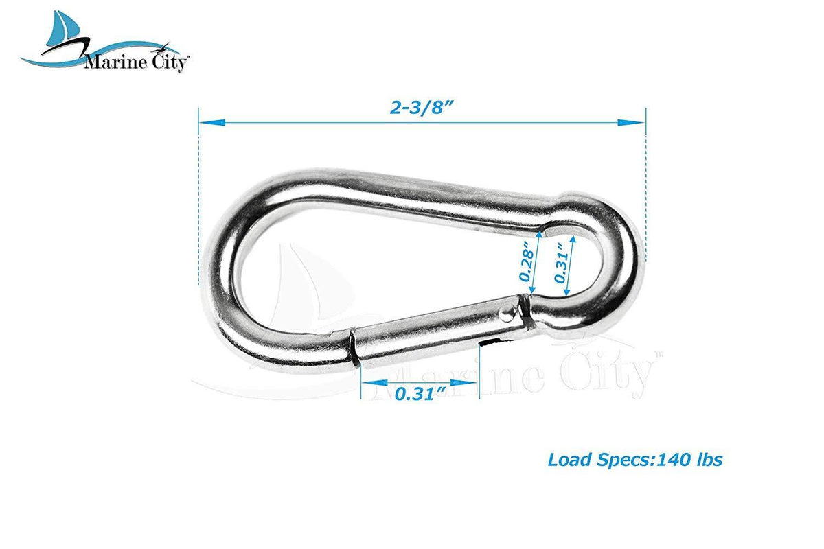 316 Stainless-Steel Carabiners Snap Hook D3247