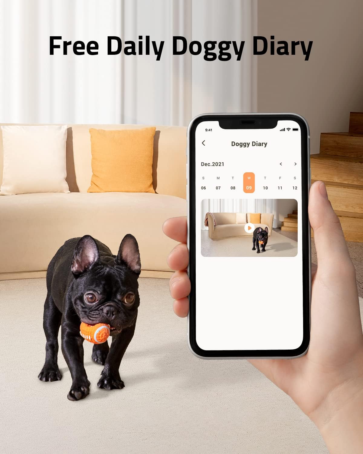 1080p Pet Camera with Treat Dispenser C3325