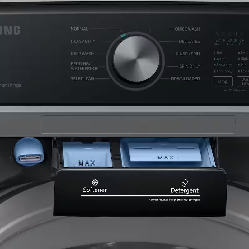Top Load Washer with ActiveWave Agitator and Active WaterJet in Brushed Black A375468
