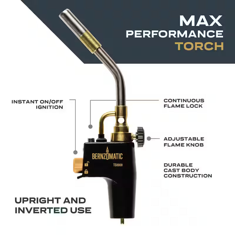14.1 oz Map-Pro Cylinder and Blow Torch Kit with Adjustable Flame O822750