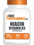 Niacin 500mg Vitamin B3 Capsules 365 Capsules Z832264