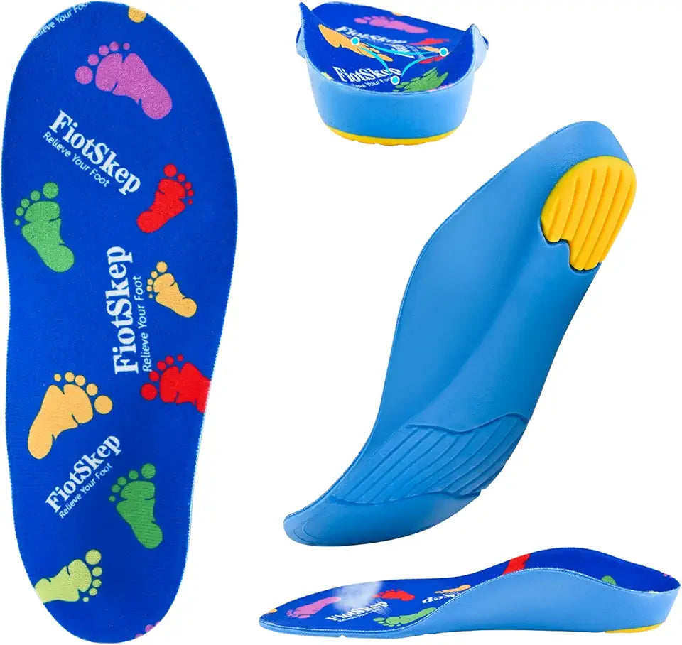 Kids Arch Support Orthotics PU Foam Inserts Gel Cushion K390863