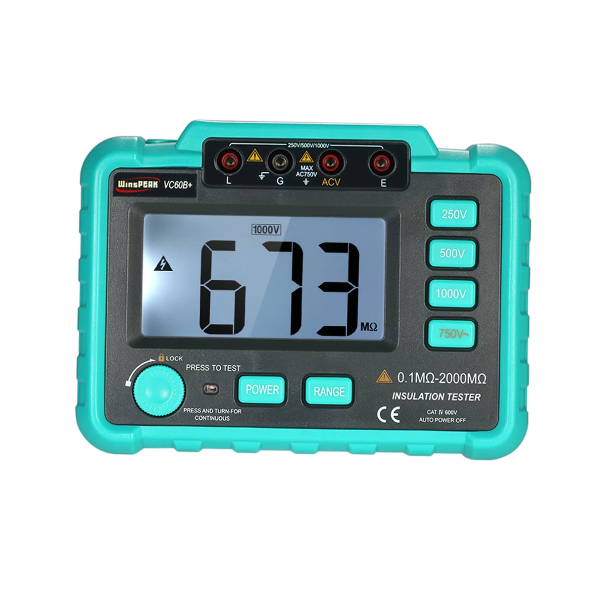 Insulation Resistance Tester Megohm Meter P643978