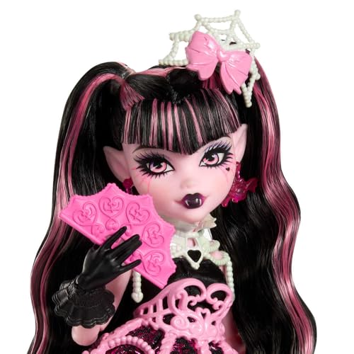 Frankie Stein Doll in Black Party Dress with Accessories T6172