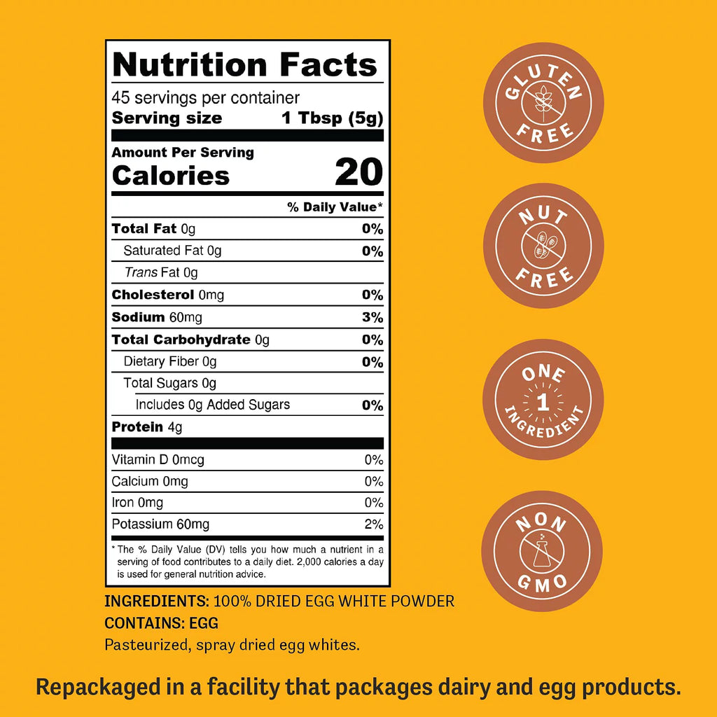 Dried Egg White Protein Powder 8 oz Z783972