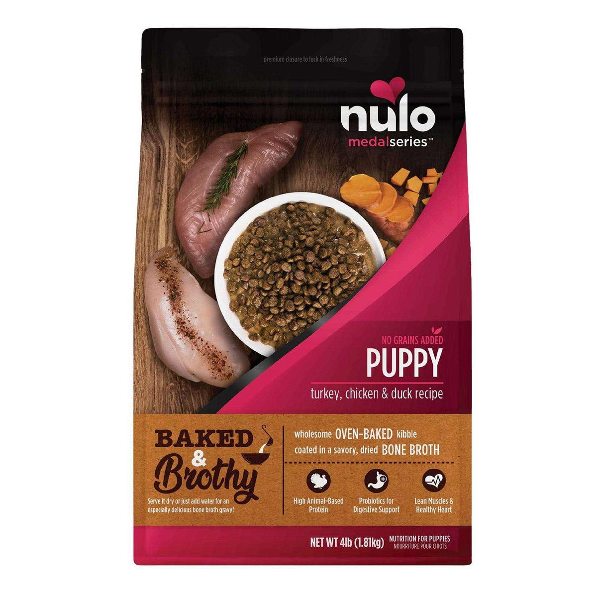 Turkey Chicken and Duck Puppy Dry Dog Food H52918