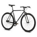 700C 58 In Single Speed Fixed Gear Bike, Black U2064
