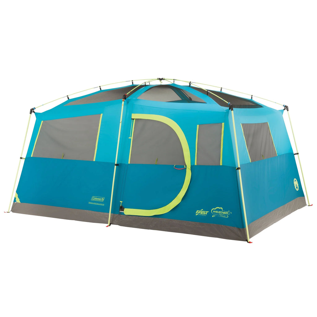 8-Person Light Blue Cabin Camping Tent H512