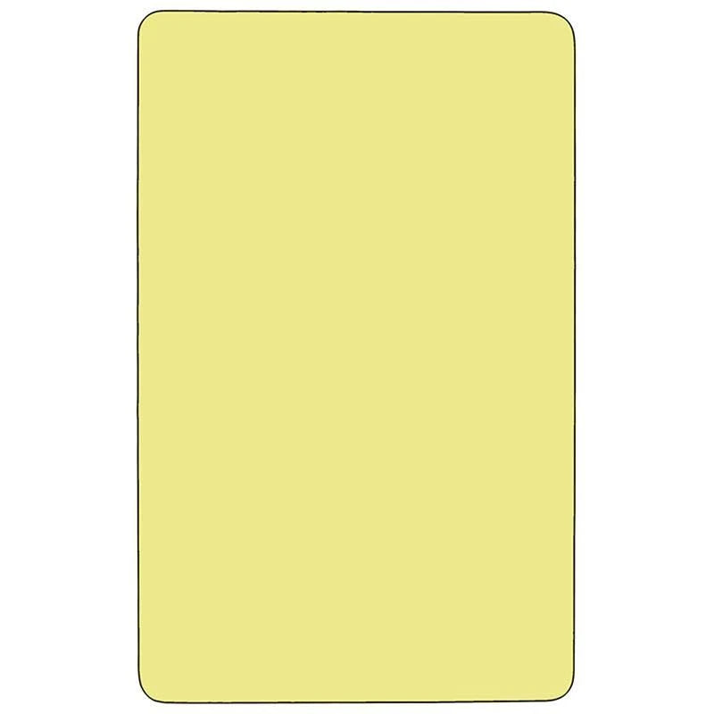 36 W x 72 L Rectangular Grey Thermal Laminate Activity Table R19405