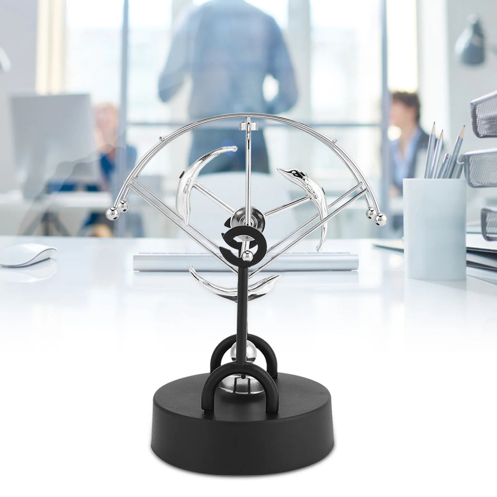 Perpetual Motion Dolphin Desk Toy W837014