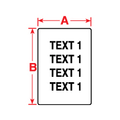 Vinyl Labels for Wire and Cable, 500 Labels G2080