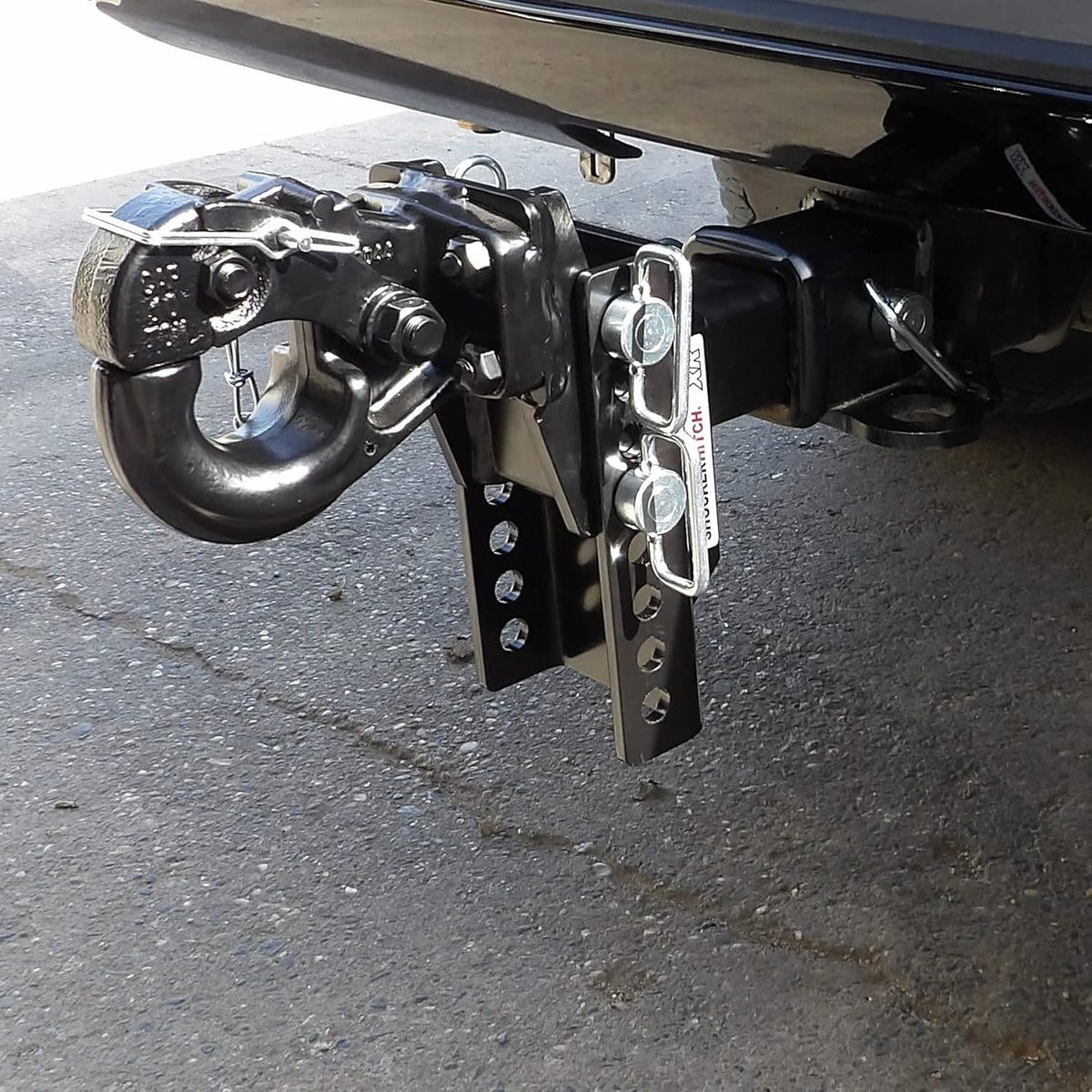 Pintle Hook Drop Ball Mount, Fits 2" Hitch Q245094