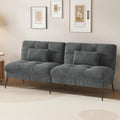 Black Convertible Futon Sofa Bed J305921