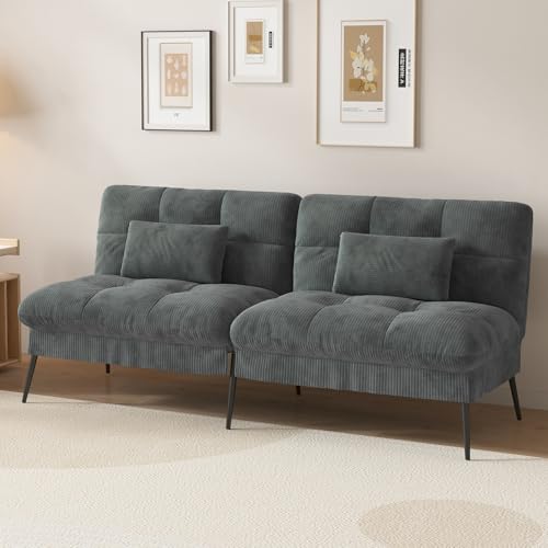 Black Convertible Futon Sofa Bed J305921