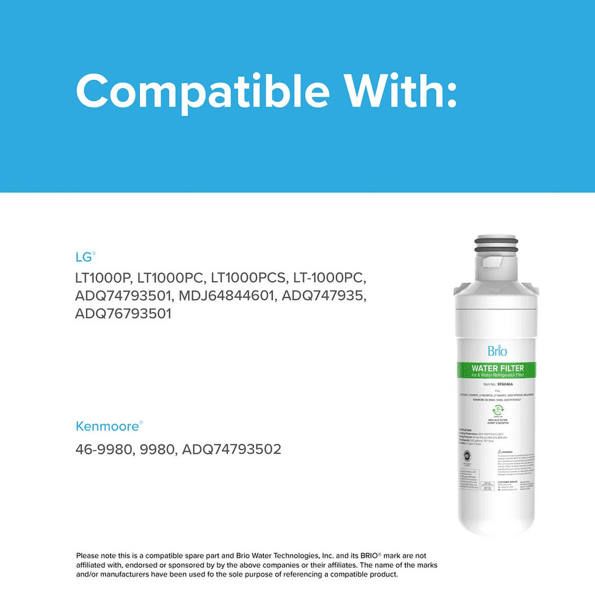 Refrigerator Water Filter Replacement O6466
