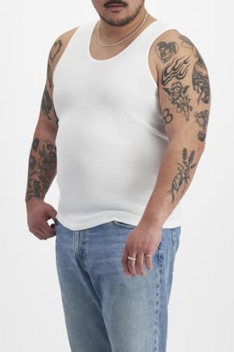 Cotton Rib Tank Undershirt 2-Pack E75754