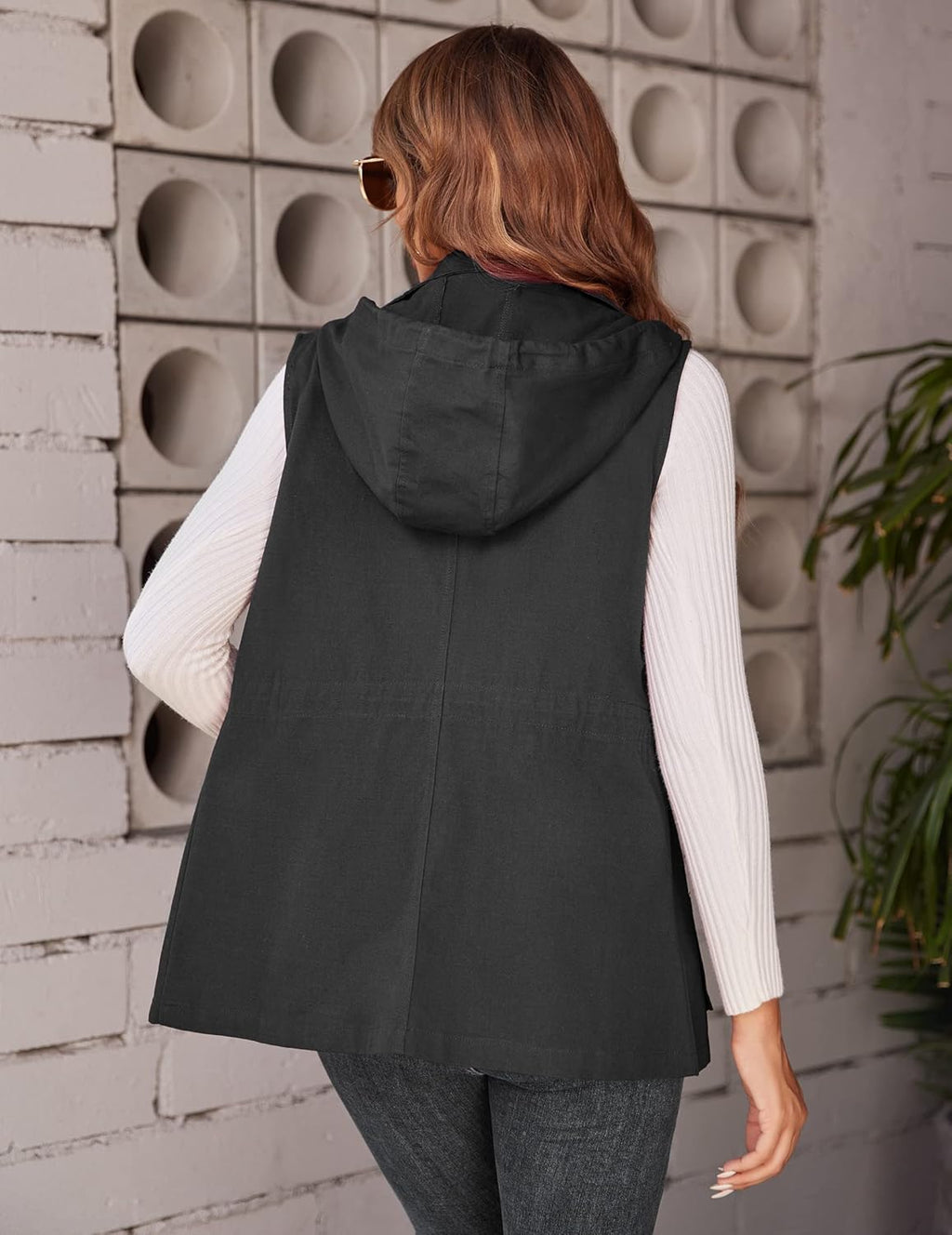 Lightweight Sleeveless Military Anorak Vest L460028