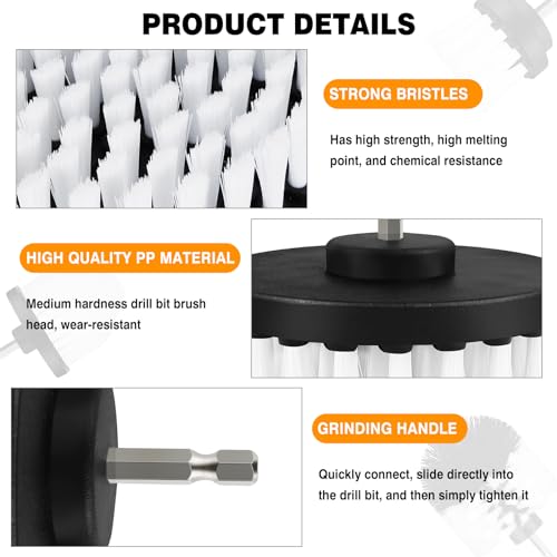 Electric Spin Scrubber Handheld, 2 Speed, with 9 Brush Heads, 450RPM Battery Power Scrubber Waterproof, 3.0Ah Battery and Charger X339998