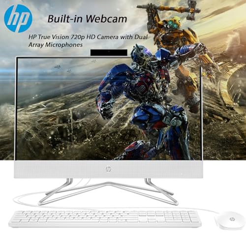 21.5" FHD Display All-in-One Desktop Computer with 32GB RAM 1TB Storage Wired Keyboard Mouse Webcam RJ-45 Intel Dual-Core Processor Windows 11 Pro J8194