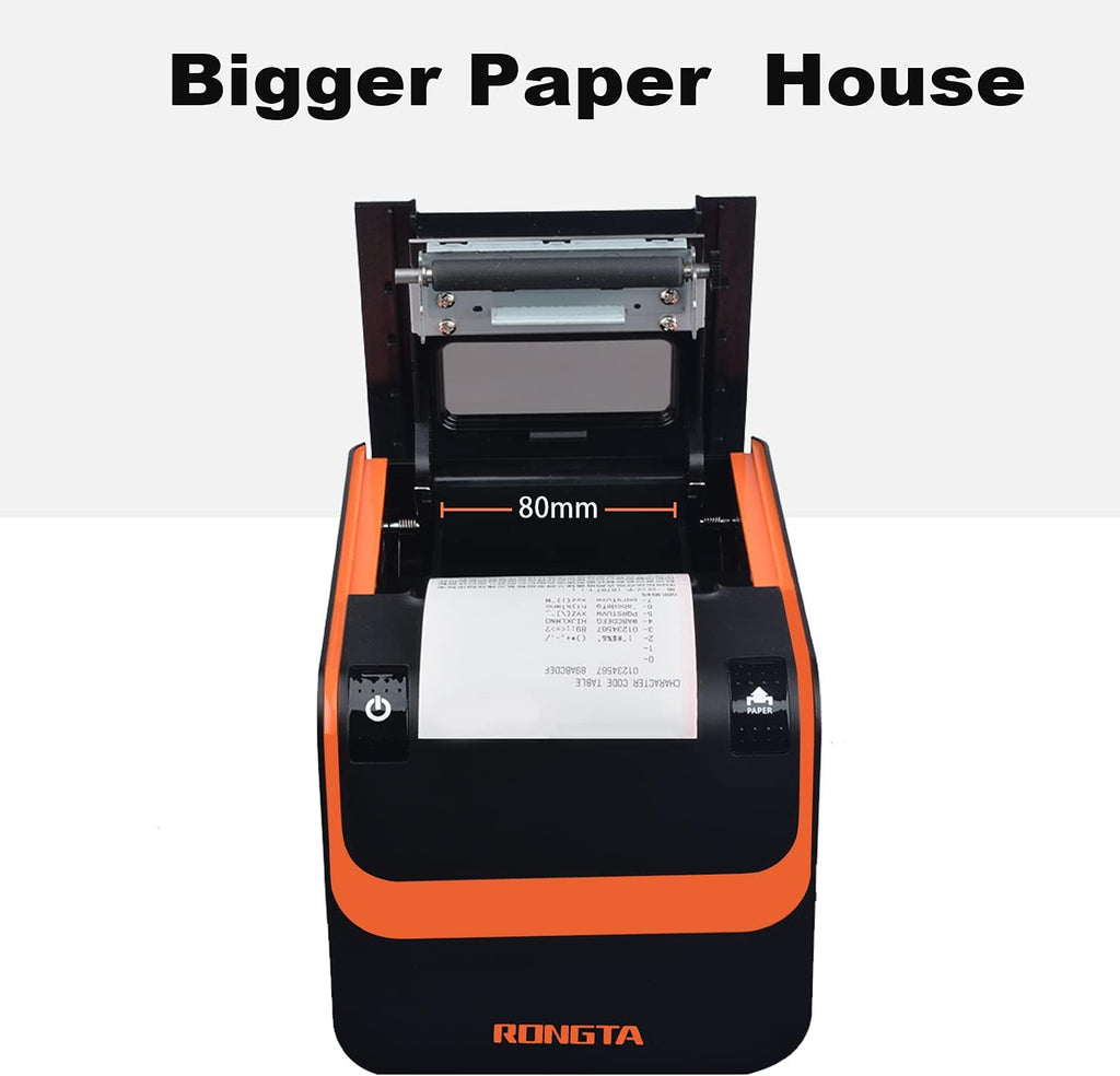 Commercial Direct Thermal Receipt Printer Auto Cutter 80MM A902