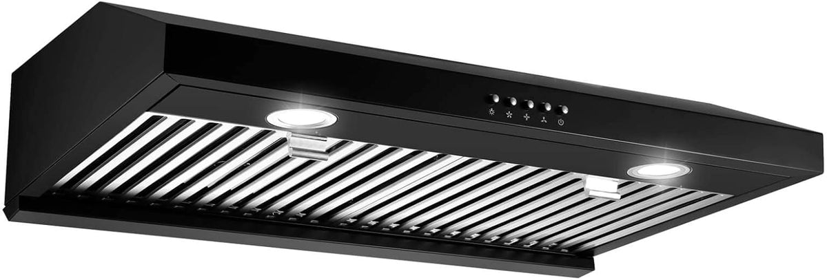 30 inch Black Stainless Steel Under Cabinet Range Hood Y2701