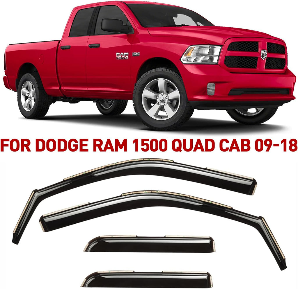 In-Channel Extra Durable Window Deflectors 4Pieces M77076