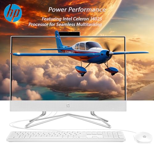 21.5" FHD Display All-in-One Desktop Computer with 32GB RAM 1TB Storage Wired Keyboard Mouse Webcam RJ-45 Intel Dual-Core Processor Windows 11 Pro J8194