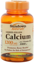 Calcium 1200 Plus D Liquid Filled Softgels 60 ea Pack of 4 D209889