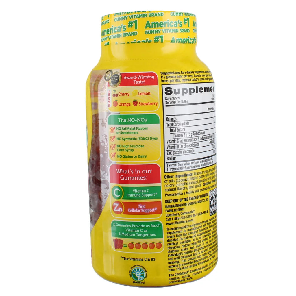 190 Ea, 6 Pack Immune Support Gummies U629