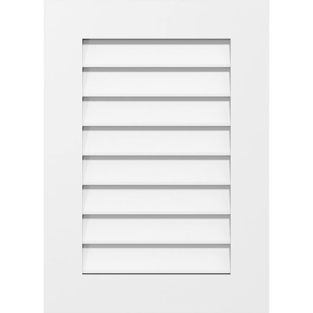 Vertical Surface Mount PVC Gable Vent Z757783