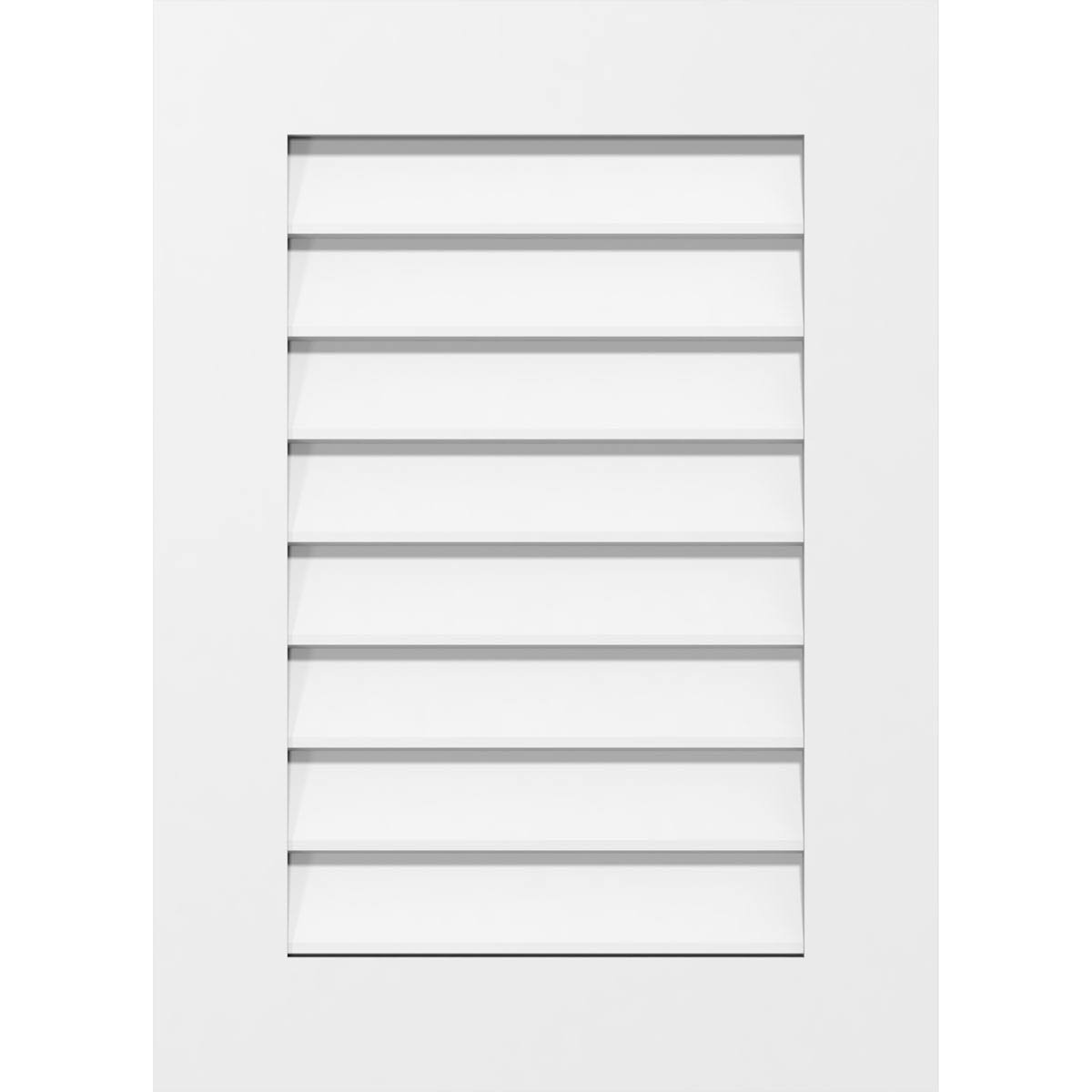 Vertical Surface Mount PVC Gable Vent Z757783