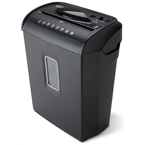 12-Sheet Micro-Cut Paper Shredder with 5-Gallon Pullout Basket Y173294