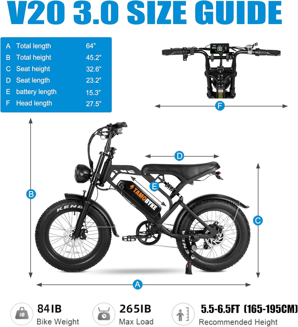 20'' Fat Tire Electric Bike with 1000W Motor J2415