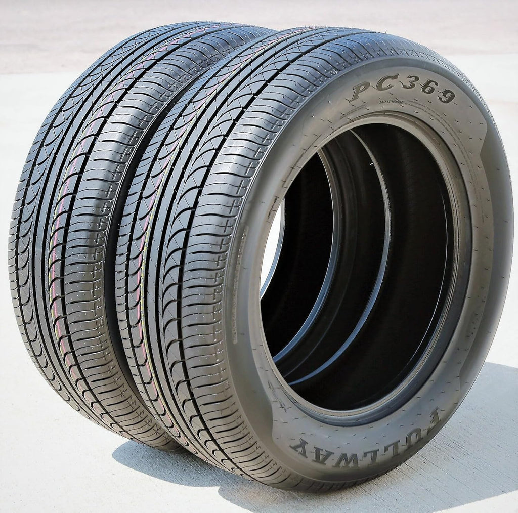 Set of 2 All-Season Passenger Car Touring Radial Tires 195/70R14 91T Load Range SL 4-Ply BSW Black Side Wall UTQG 380AA C7546