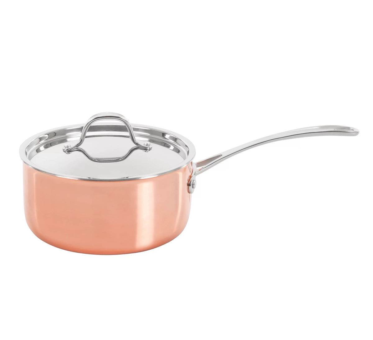 8 Piece Triply Copper Cookware Set N371955