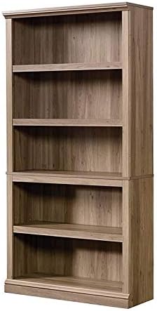 5 Shelf Bookcase with 3 Adjustable Shelves in Salt Oak U7405