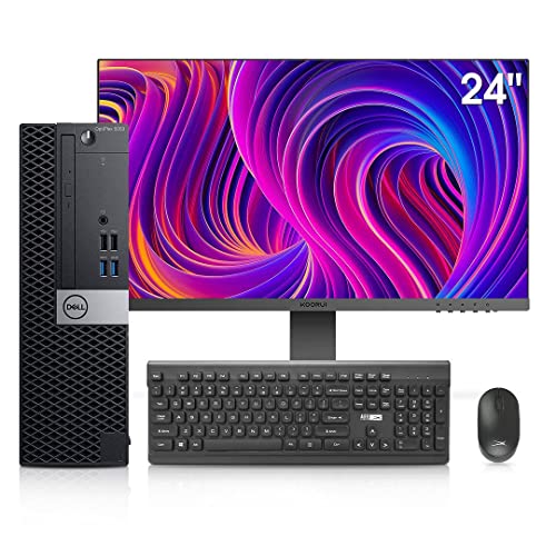 16GB DDR4 Ram 512GB M.2 NVMe SSD Desktop Computer with 24 inch Monitor Y780191
