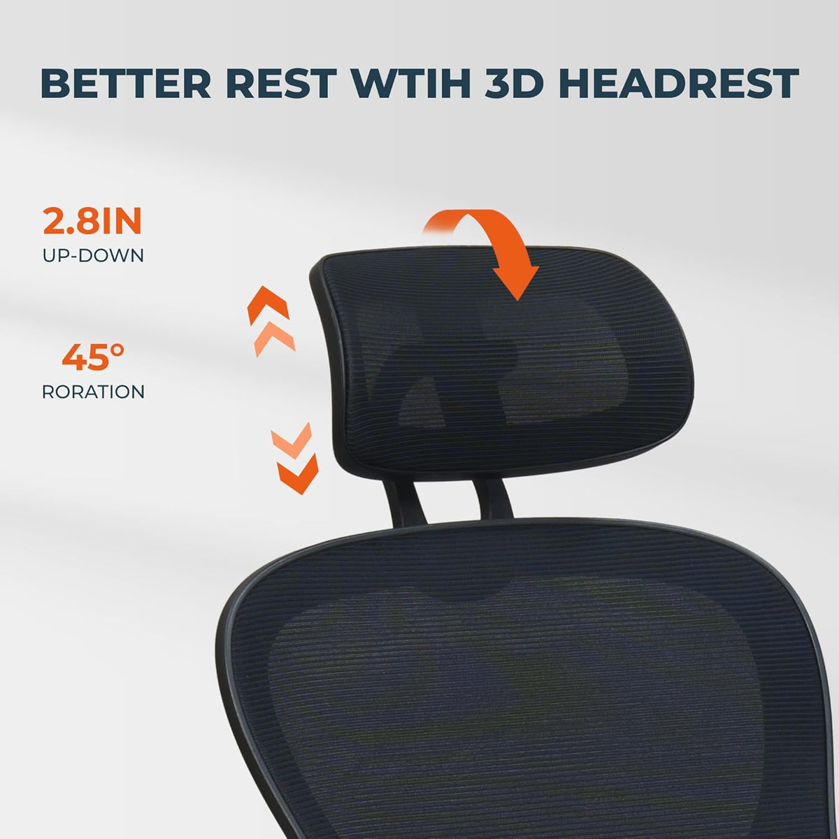 High Back Mesh Office Chair with Adjustable Lumbar Support A54023