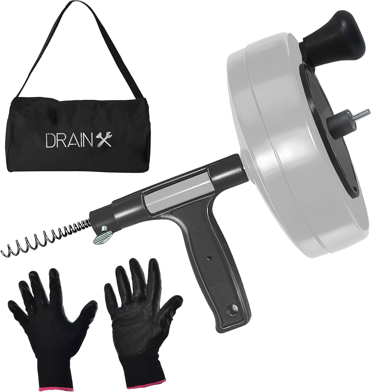 50-FT Steel Drum Auger with Drill Attachment M7212